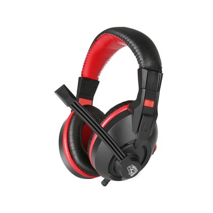 headset gamer exodus com microfone preto e vermelho hgex elg 1