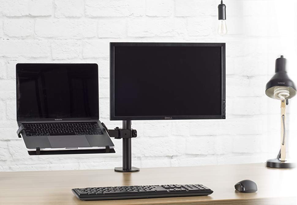 suporte de mesa duplo para monitor e notebook tm22nb 3